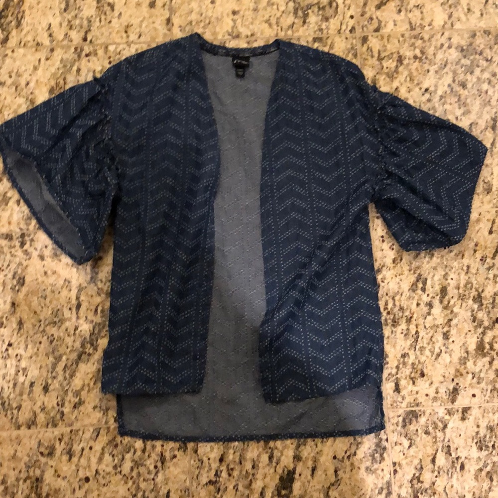 Art Class Blue Short Sleeve Cardigan💙Size: 10/12